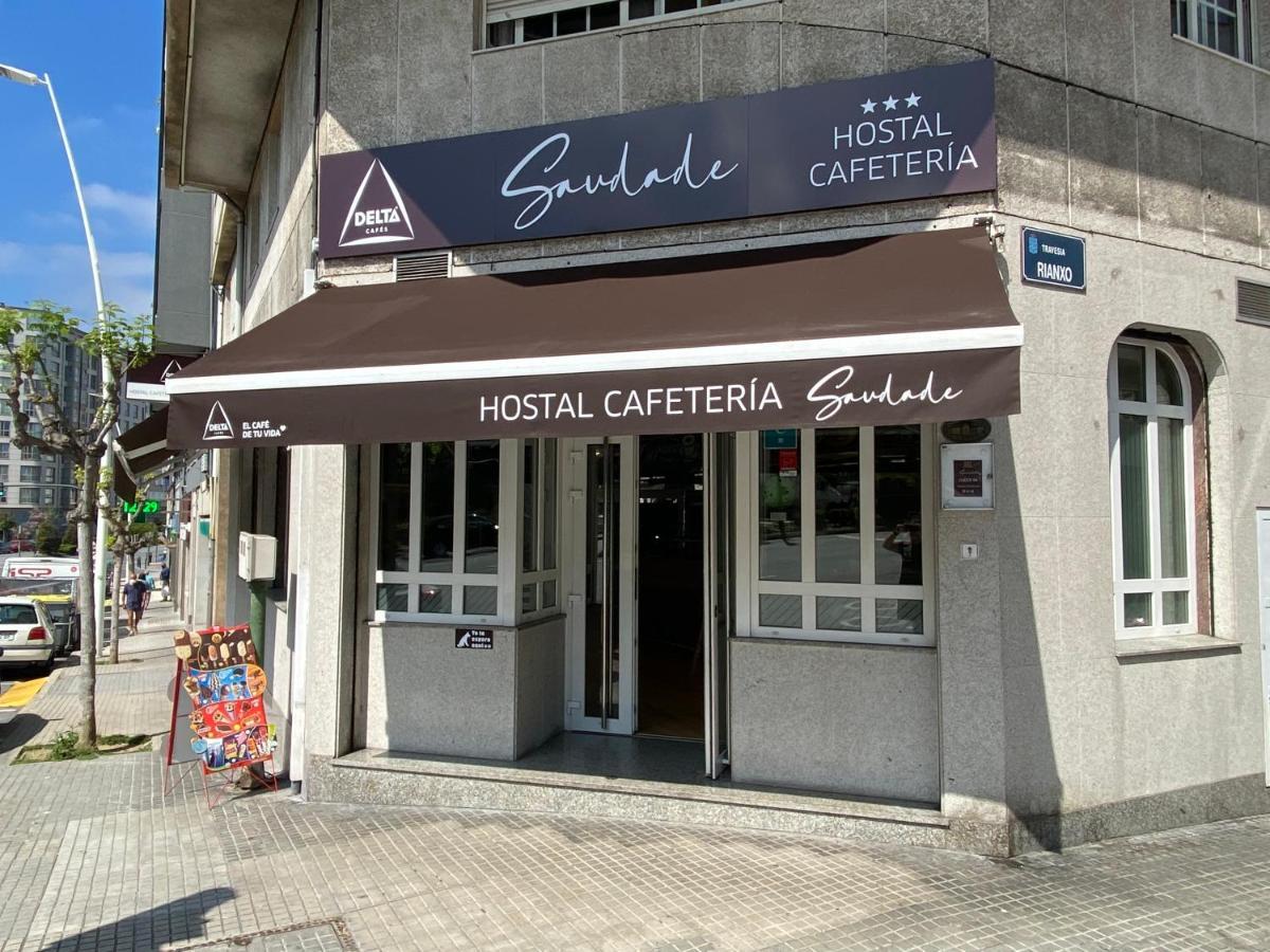 Saudade Hostal Cafetería A Coruña Exterior foto