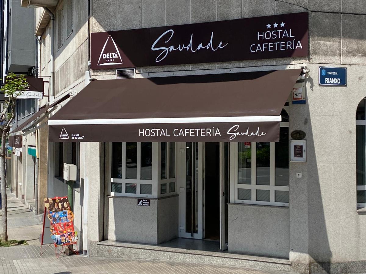 Saudade Hostal Cafetería A Coruña Exterior foto